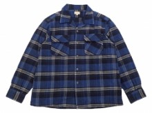 【GO WEST】FLEECE LINED HEAVY TWILL CHECK