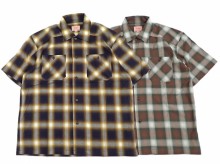 【BIG MIKE】OMBRE CHECK S/S SHIRTS
