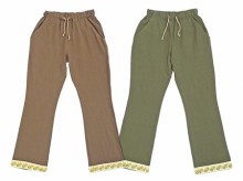 【HAVE A GRATEFUL DAY】FLOWER CUT EASY PANTS