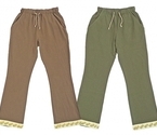 【HAVE A GRATEFUL DAY】FLOWER CUT EASY PANTS 