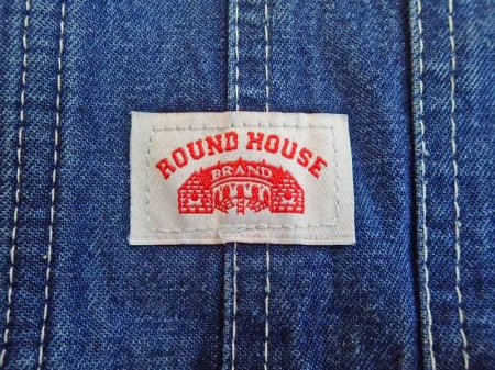 【ROUND HOUSE】STONE WASHED OVERALL