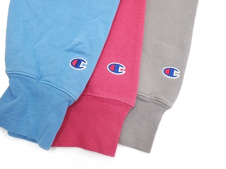 【Champion】GARMENT DYED HOODED SWEAT
