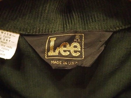 『Lee』コーデュロイジャケット