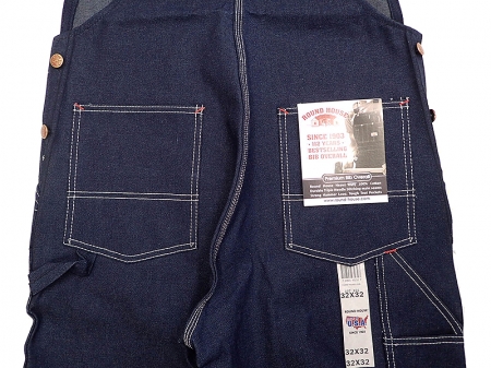 【ROUND HOUSE】CLASSIC BLUE DENIM OVERALL