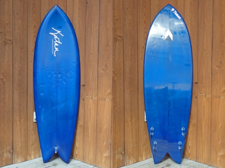 KATSU SURFBOARDS/QUAD FISH 5'11"