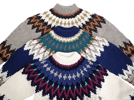 【GO WEST】ESCAPE HAND KNIT SWEATER